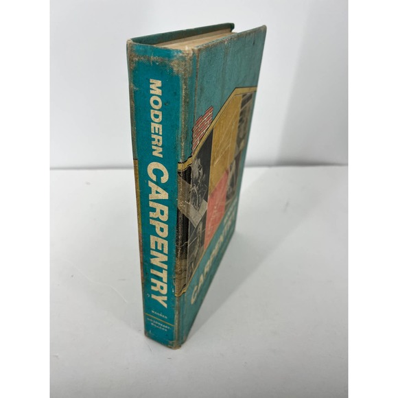 Modern Carpentry Book by Willis H. Wagner 1973 Vintage Hard Cover Education - Picture 5 of 12